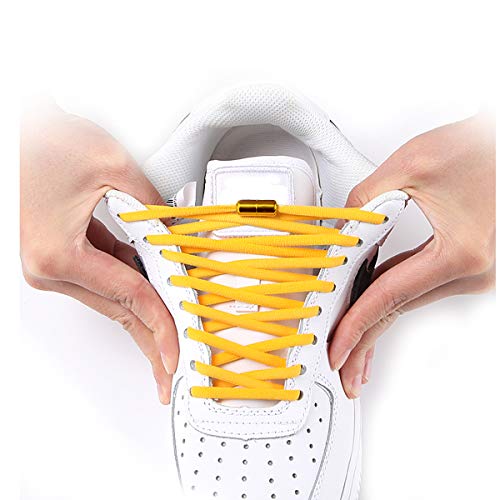 Elastic No Tie Shoe Laces For Adults,Kids,Elderly,One Size Fits All - color: White