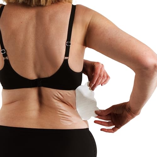 Skinnies Instant Back Lift Tape - Patented & Made in USA - Smooths Back Fat Instantly - Hides Easily on Your Sides - Waterproof, Clear Adhesive Strips, Sweatproof Body Tape for Women - 5 Pairs