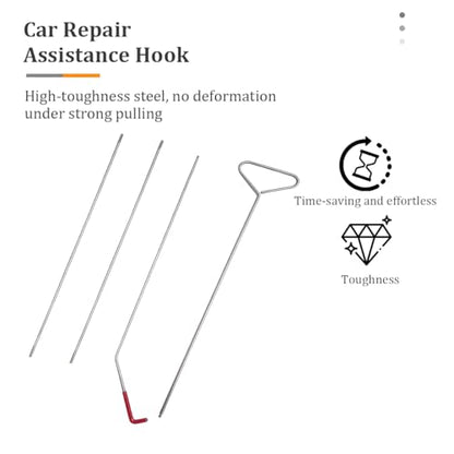 4 Pack 63 Inch Adjustable Emergency Car Long Reach Tool Kit