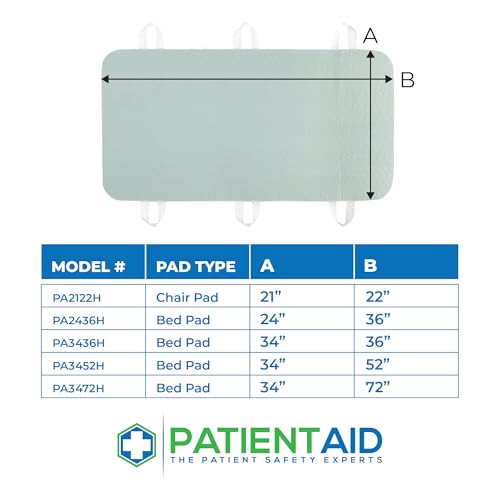 Patient Aid Positioning Bed Pad with Handles | Draw Sheet for Hospital Bed - size: 34x72 Inch (Pack of 1)