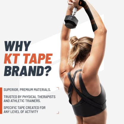 KT Tape, Pro Synthetic Kinesiology Athletic Tape, 16’ Uncut Roll - color: Stealth Beige