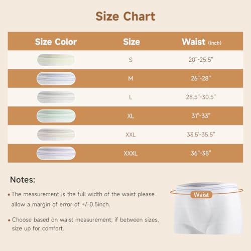 Carer Mesh Postpartum Underwear C-Section Recovery Breathable Soft 10 Count - color: 10pcs, size: Medium