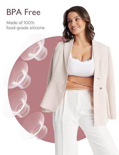 Momcozy M5| M6| M9 Original Replacement Accessories, Inserts 15mm, 4 Pack - size: M5/M6/M9-15mm