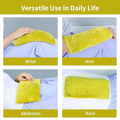 UNI-GO Silica Beads Microwave Heating Pad, Olive Green, 6"x12" - color: Olive Green-6"x12"