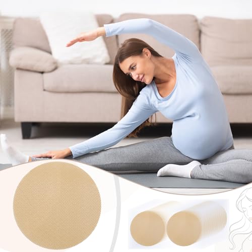 Shyyween 30 Pcs Pregnancy Belly Button Cover Round Skin Color - color: Skin Color, style: Round