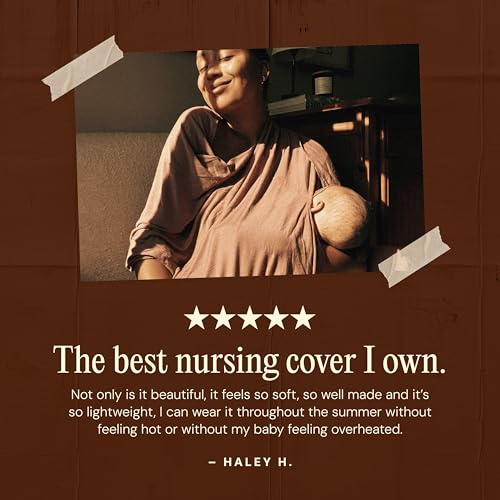 Solly Baby Nursing Cover, Breathable Breastfeeding Cover-Up, Sage Chequer - color: Sage Chequer