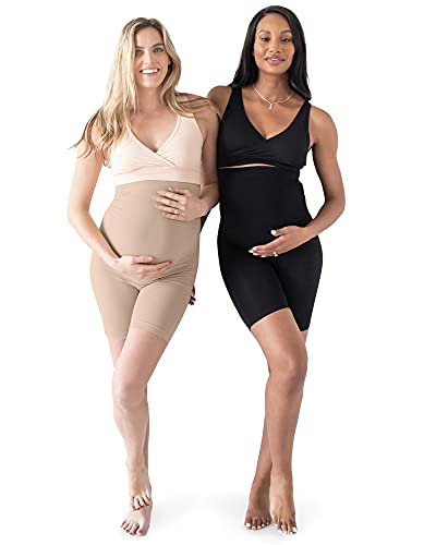 Kindred Bravely Bamboo Seamless No Rub Maternity Shorts 2 Pack - size: 1X