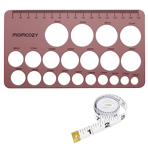 Momcozy Nipple Ruler, Silicone Flange Sizing Tool for Breast Pump Fitting - size: M5-Nipple Ruler