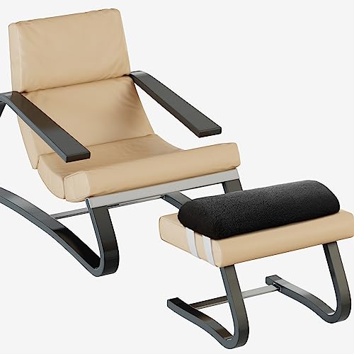 Wesiti Recliner Leg Rest Cushion Footrest Pillow Elevate Feet, Black - color: Black
