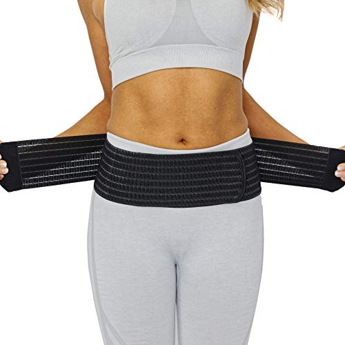 NeoTech Care 3-in-1 Maternity Pregnancy Support, Postpartum Belly Wrap & Pelvis Belt/Brace/Band (Black, XX-Large Size) - color: Black, size: 2XL