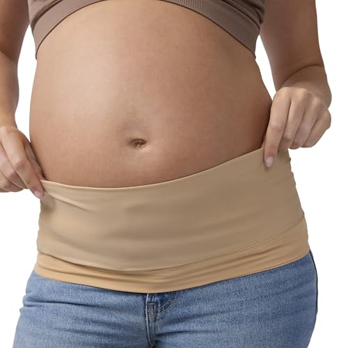 Ingrid & Isabel Basics Bellaband, Maternity Belly Band, Pants & Jeans Extender for Pregnancy & Postpartum - color: Taupe, size: Medium-Large, style: 1 Pack