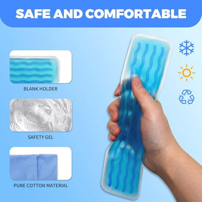 Postpartum Cold Pack, Perineal Cooling Pad Pregnancy & Hemorrhoid Pain Relief, Postpartum Ice Pack Pads with 2 Washable Sleeves (Blue (2 ice Pack+2 Fabric Cover)) - color: Blue (2 Ice Pack+2 Fabric Cover)