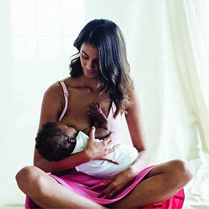 BRAVADO! DESIGNS Women's Body Silk Seamless Nursing Bra and Maternity Bra, Cocoa, Medium - Full Cup