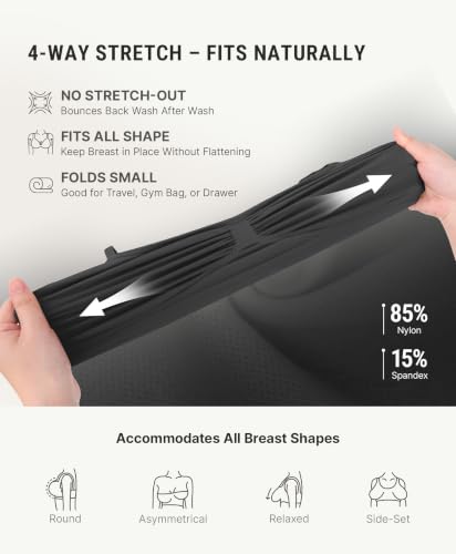 FeelinGirl Bras for Women Comfy Seamless Wireless Bralettes - color: Black, size: 3X-Large