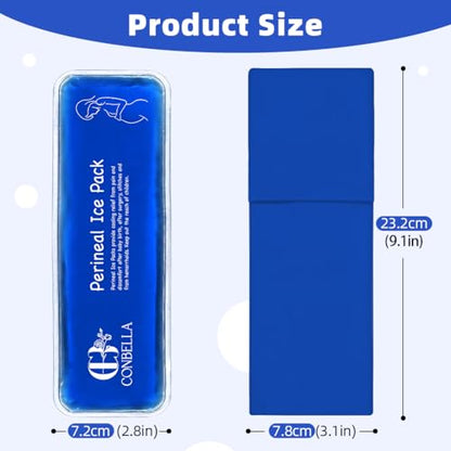 Perineal Ice Packs for Postpartum Recovery, Hot & Cold Postpartum Ice Packs - color: Blue