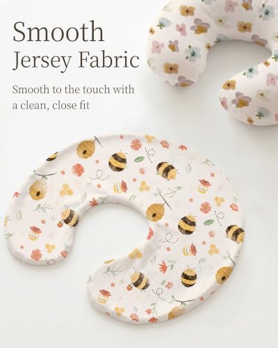 Nursing Pillow Covers 2 Pack, Stretchy Breastfeeding Pillow Covers for Baby - color: B0dqtm9xzv