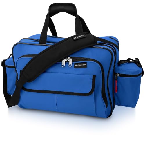 ASA TECHMED Nursing Bag with Compartments - color: Blue
