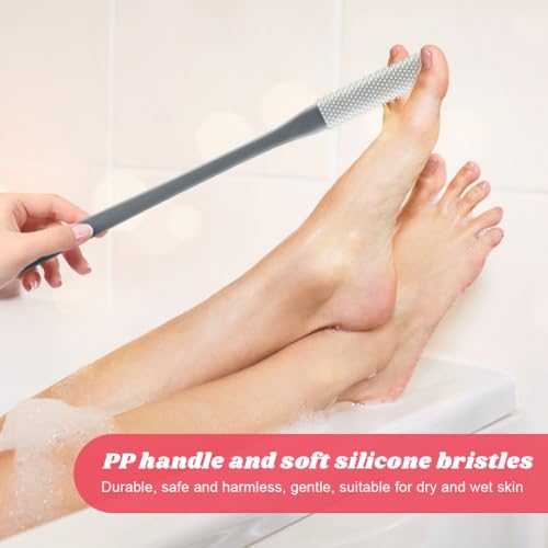 4Pcs 13.38" Toe Cleaning Brush with 1 Double Side Foot File