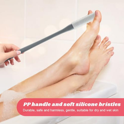 4Pcs 13.38" Toe Cleaning Brush with 1 Double Side Foot File