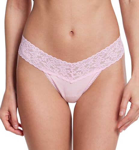 hanky panky, Supima Cotton Low Rise Thong - color: Bliss
