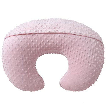 Nursing Pillow and Body Positioner with Premium Slipcover - color: Blushing Bride