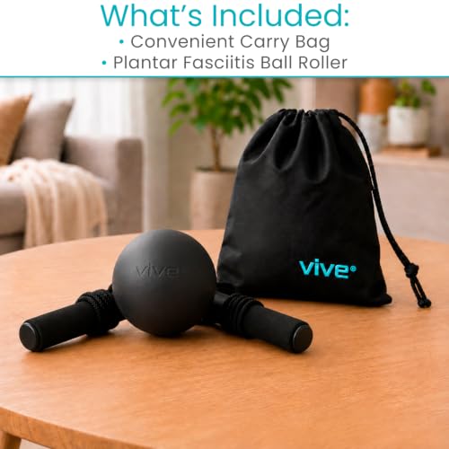 Vive Plantar Fasciitis Relief Lacrosse Ball – Massage Roller for Feet