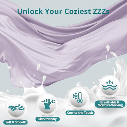 Cooling Pregnancy Pillows for Sleeping, 65'' Full Body Pillow, Lavender - color: Lavender, size: 65 Inch