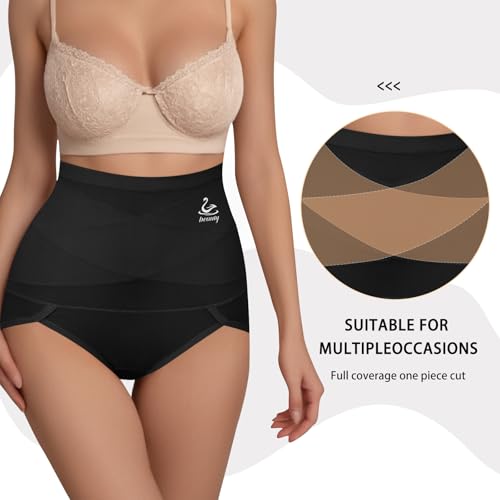 Women's High Waisted Underwear, Tummy Control high cut Panties Full Coverage Postpartum Briefs underwear 4 pack - size: XX-Large