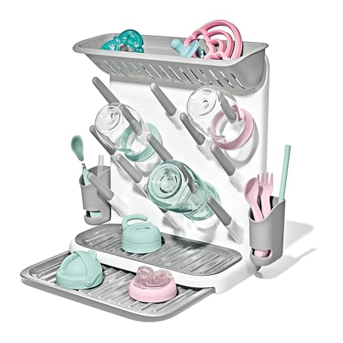 OXO Tot Expandable Baby Bottle Drying Rack, Space-Saving - size: Expandable