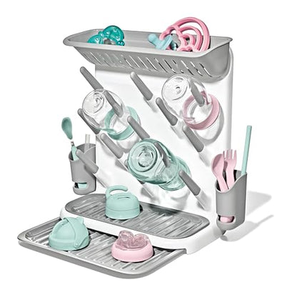 OXO Tot Expandable Baby Bottle Drying Rack, Space-Saving - size: Expandable