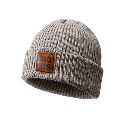 Cute Beanies Warm Soft Winter Hat Christmas Beanie Unisex - color: Big Sis