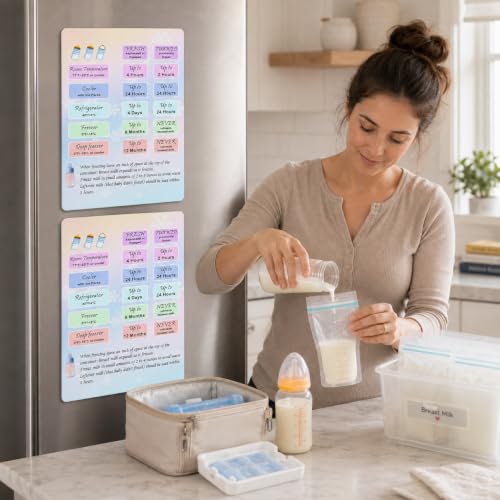 Breastmilk Storage Guidelines Magnet Breast Milk Refrigerator Storage Guide