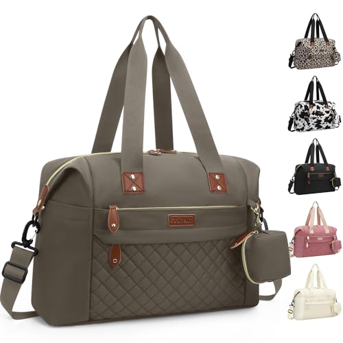 Pritent Diaper Bag Tote Waterproof Maternity Baby Bags with Pacifier Case - color: Khaki, size: Large