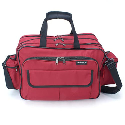 ASA TECHMED Nursing Bag with Compartments - color: Red