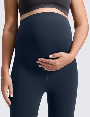 CRZ YOGA Maternity Leggings 25" - color: True Navy, size: Medium