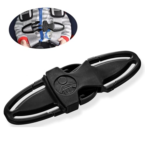 Chest Clip Guard for Car Seat, Black, 6.89 x 3.98 in, 1 Pack - color: Black