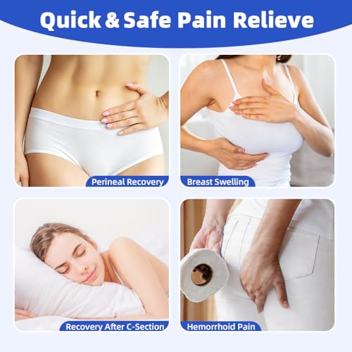 Perineal Ice Packs for Postpartum Recovery, Hot & Cold Postpartum Ice Packs - color: Blue