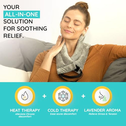 HPS Versa XL Microwave Heating Pad for Neck and Shoulders Moist Heat Wrap - style: XL Versatile Buddy