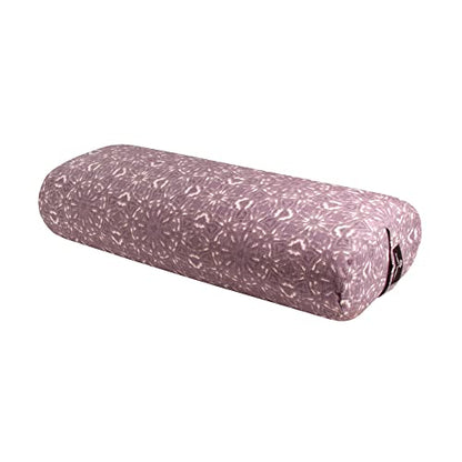 Hugger Mugger Standard Yoga Bolster - Firm, Supportive, Handmade, Durable - color: Celestial Plum