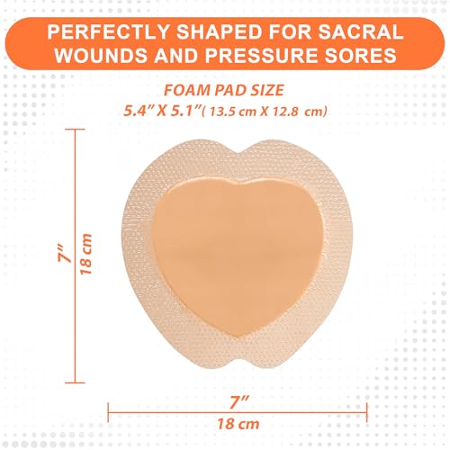 CuraVance Antibacterial Bordered Silicone Foam Dressing, 7"x7" Box of 5 - style: 7"x7" PHMB