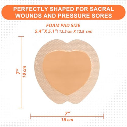 CuraVance Antibacterial Bordered Silicone Foam Dressing, 7"x7" Box of 5 - style: 7"x7" PHMB