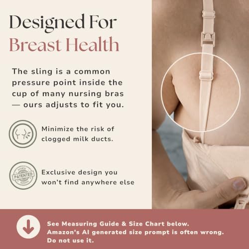 Simple Wishes Pumping Bra Hands Free, Nursing Bra for Breastfeeding - color: Sunkissed Rose, size: Medium