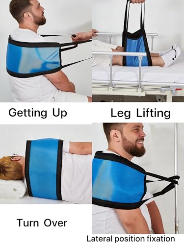 Transfer Sling with Padded Gait Belt for Elderly - Stand-Up for 500LBS - size: 10*15in