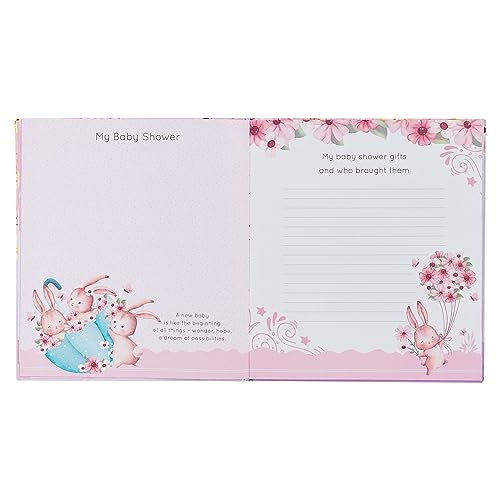 With Love My First Year A Memory Book for Baby Girls Purple Keepsake Photo Book