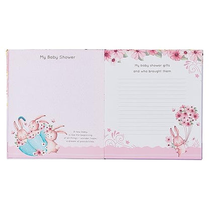 With Love My First Year A Memory Book for Baby Girls Purple Keepsake Photo Book