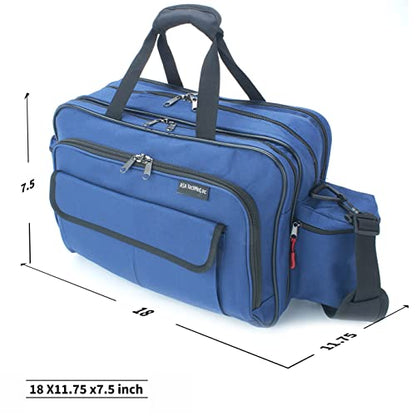 ASA TECHMED Nursing Bag with Compartments - color: Blue