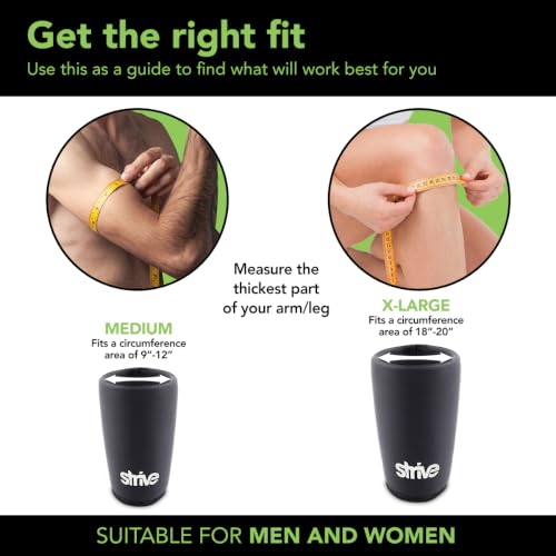 Strive Arm or Eblow Wrap, Hot & Cold Therapy, Gel Compression, Multi-Use - size: Medium Elbow/Arm