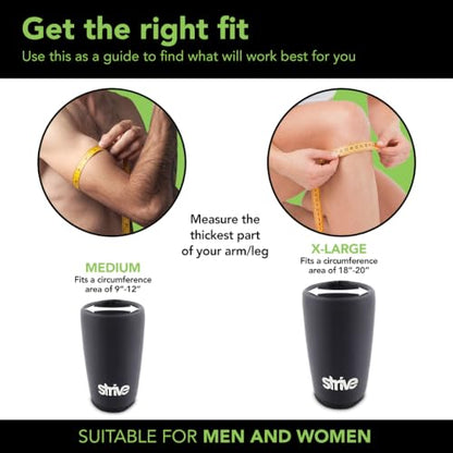 Strive Arm or Eblow Wrap, Hot & Cold Therapy, Gel Compression, Multi-Use - size: Medium Elbow/Arm