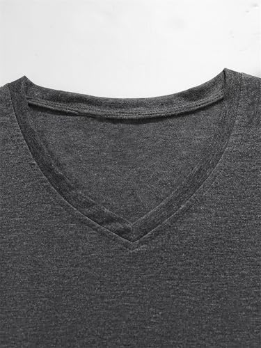 Nurse V Neck T Shirts for Women, Certified Nursing Assistant Tshirt - color: Dark Grey, size: Medium
