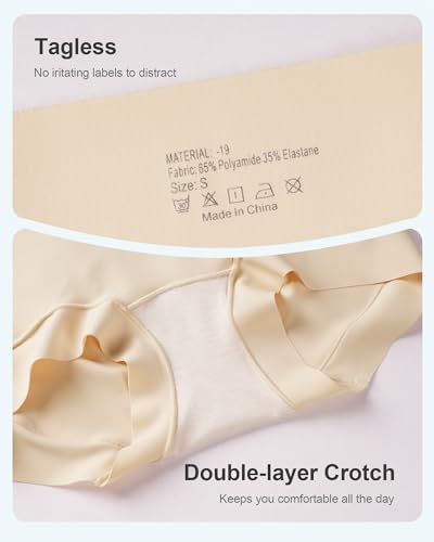 Women's Tummy Control Shapewear Underwear, High Waisted Body Shaper - color: Beige, size: X-Large